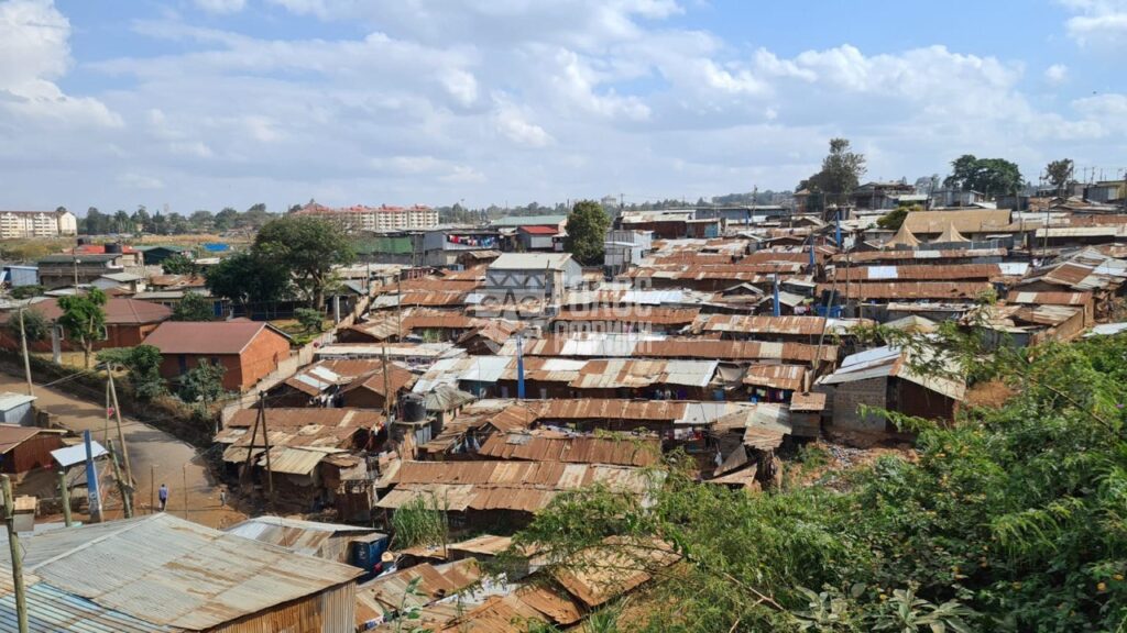 в трущобах Кибера, Найроби, Кения